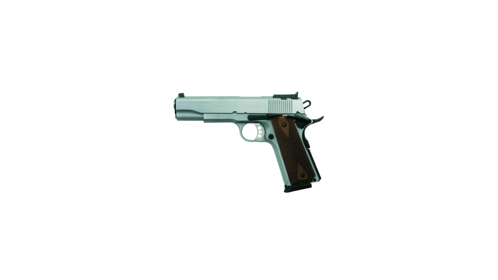 Tanfoglio Witness-1911-Custom Pistol, .45 ACP, 5in barrel, stainless steel frame, checkered walnut grip, recoil operated semi-automatic, adjustable target, 8 round magazine, TOWTS1911CM4551FRRMPG