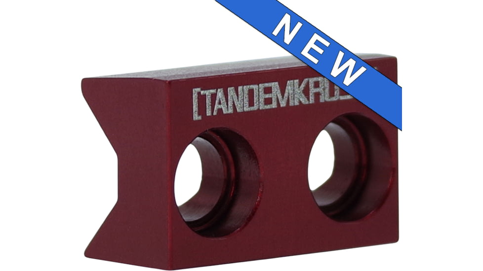 TANDEMKROSS Barrel Retaining V-Block for Ruger 10/22, Red, TK18N0449RED1