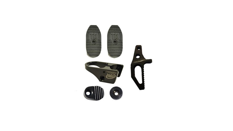 TANDEMKROSS Browning Buck Mark Race Gun Kit w/Halo Charging Ring/Victory Trigger/Titan Extended Mag Release/VictoryPro Extended Base Pad, Black TK12N0254BLK1