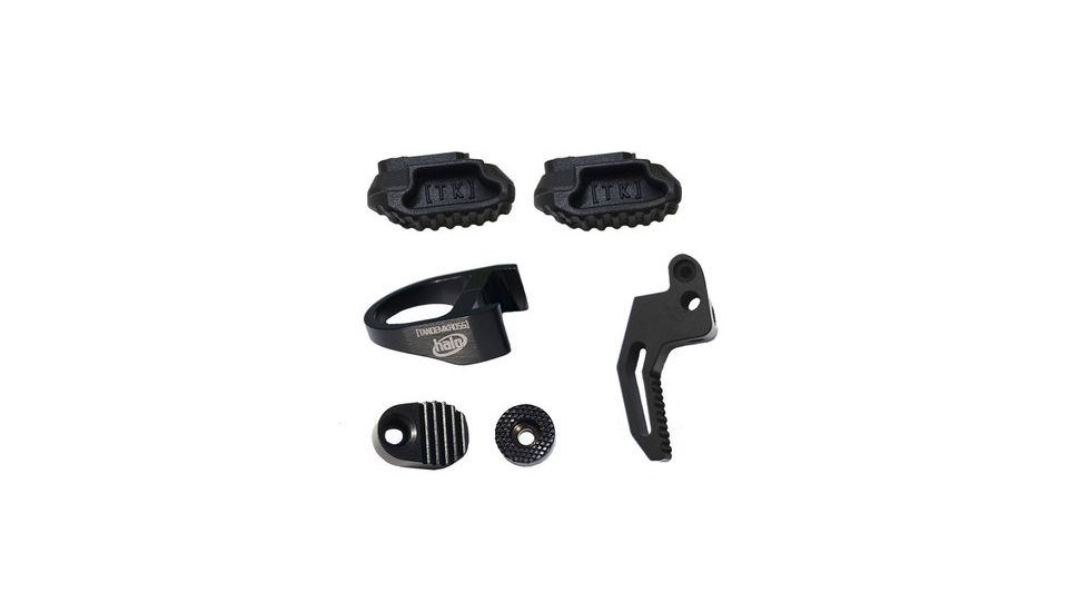 TANDEMKROSS Ruger MKIV Race Gun Kit w/Halo Charging Ring/Victory Trigger/Titan Extended Mag Release/VictoryPro Extended Base Pad, Black TK24N0253BLK1