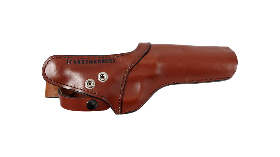 TANDEMKROSS Sideslinger Premium Leather Ranch Right Hand Belt Loop Holster For Ruger MK Series, 22/45 Browning Buck Mark, And Smith &amp; Wesson SW22 Victory, Brown, TK19N0368BRN1