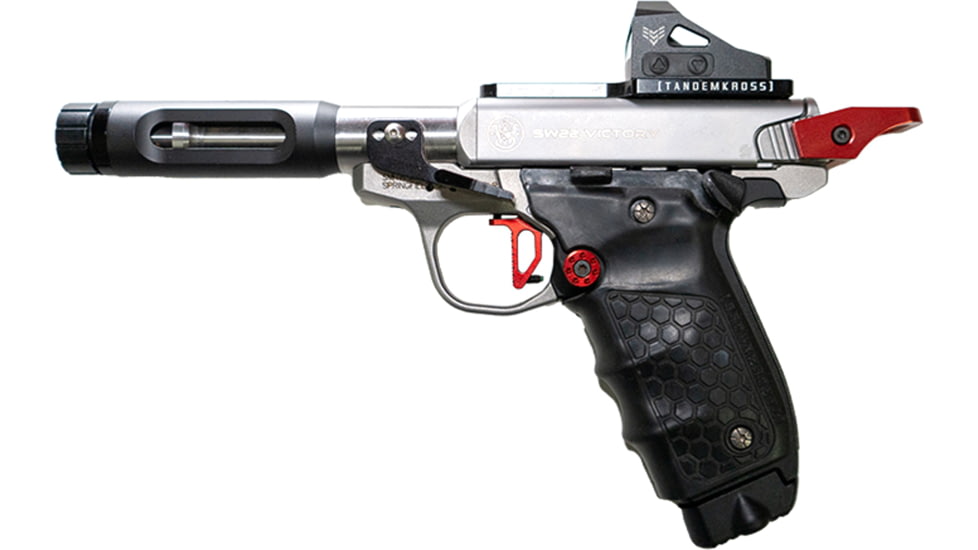 TANDEMKROSS Smith & Wesson SW22 Victory Spitfire Barrel with thread protector, Silver, TK23N0455TPB1