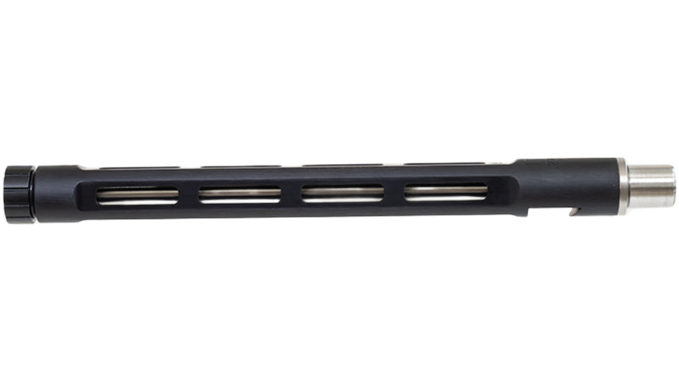 TANDEMKROSS Ruger 22 Charger .22 Long Rifle Comet Lightweight Threaded Rifle Barrel, 10.2in, 1-16 Twist, 1/2x28, Anodized, Black/Stainless, TK18N0561BWS1