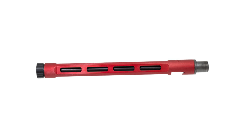 TANDEMKROSS Ruger 22 Charger .22 Long Rifle Comet Lightweight Threaded Rifle Barrel, 10.2in, 1-16 Twist, 1/2x28, Anodized, Red/Black, TK18N0561RWB1