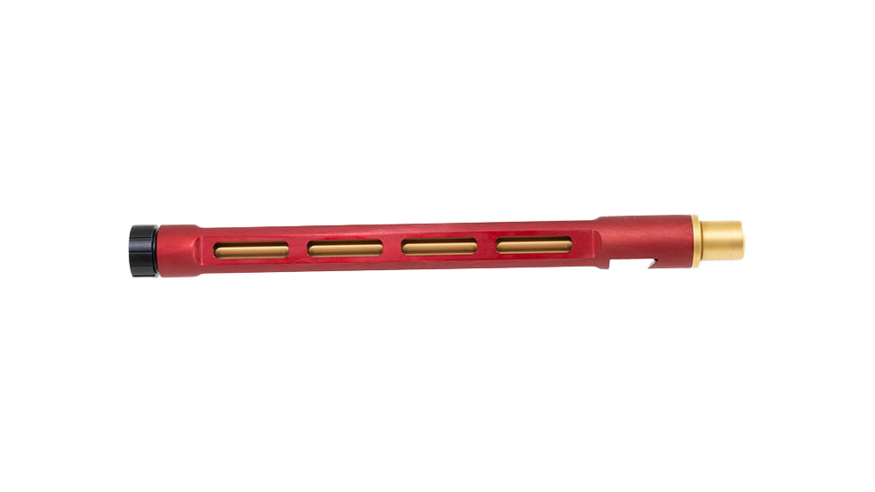 TANDEMKROSS Ruger 22 Charger .22 Long Rifle Comet Lightweight Threaded Rifle Barrel, 10.2in, 1-16 Twist, 1/2x28, Anodized, Red/Gold, TK18N0561RWG1