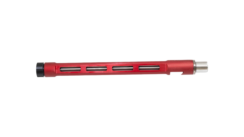 TANDEMKROSS Ruger 22 Charger .22 Long Rifle Comet Lightweight Threaded Rifle Barrel, 10.2in, 1-16 Twist, 1/2x28, Anodized, Red/Stainless, TK18N0561RWS1