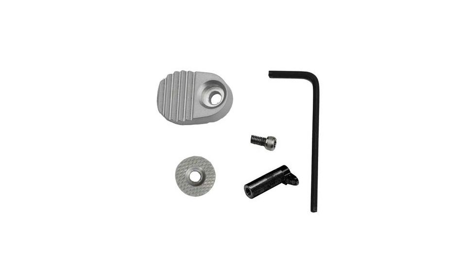 TANDEMKROSS Titan Extended Magazine Release for Browning Buck Mark, Silver Button/Paddle, Silver TK12N0158SLV1