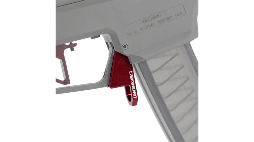 TANDEMKROSS Titan Extended Magazine Release For CZ Scorpion, Red, TK33N0372RED1