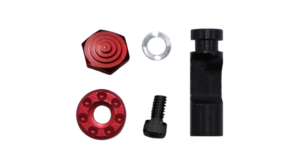 TANDEMKROSS Titan Extended Magazine Release for Ruger Mark IV 22/45, Red, TK26N0247RED1