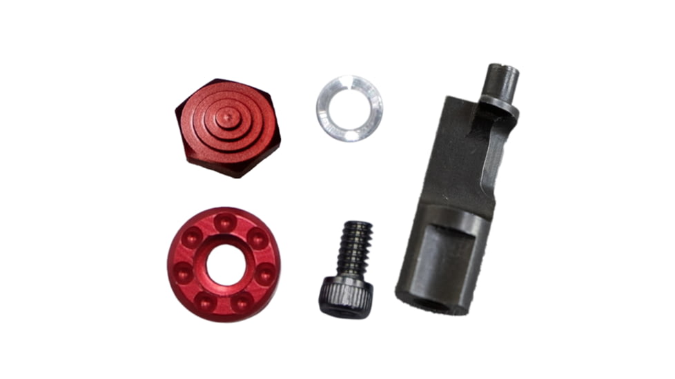 TANDEMKROSS Titan Extended Magazine Release for Ruger Mark IV, Red, TK24N0249RED1