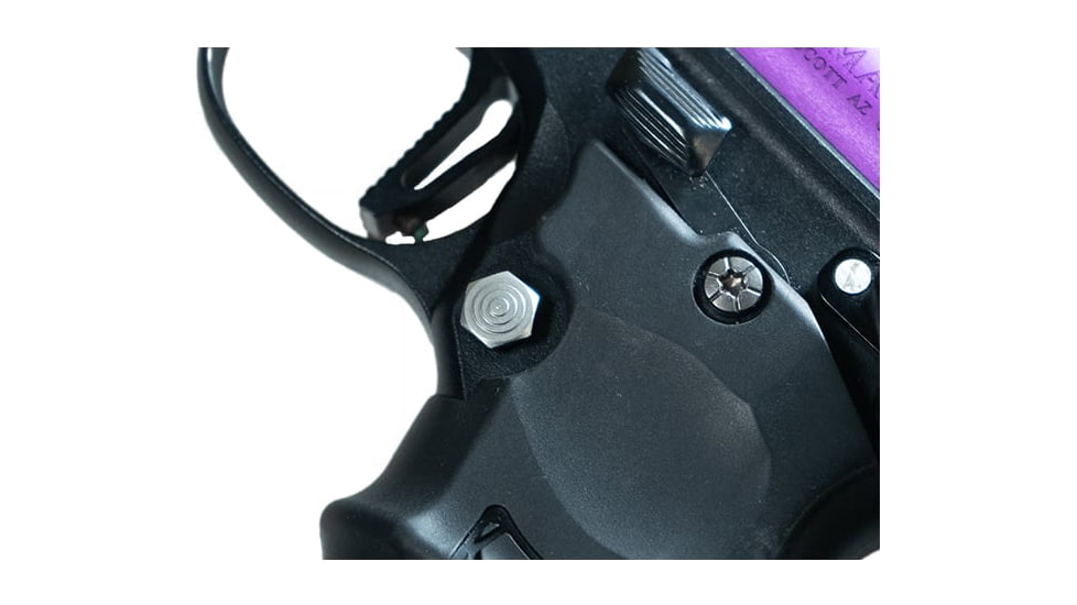 TANDEMKROSS Titan Extended Magazine Release for Ruger MK/II/III/IV 22/45, Black Button/Paddle, Silver, TK26N0247SLV1