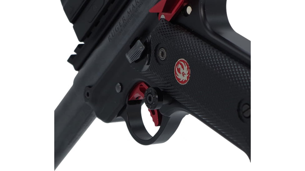 TANDEMKROSS Titan Extended Magazine Release for Ruger MKIII/IV, Black Button/Paddle, Black, TK24N0249BLK1