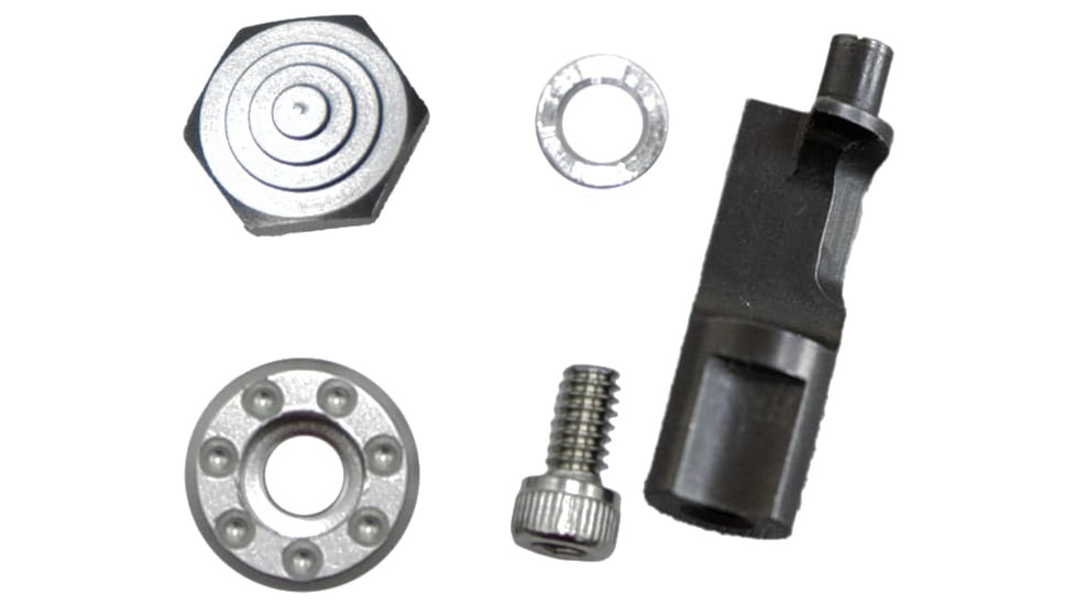 TANDEMKROSS Titan Extended Magazine Release for Ruger MKIII/IV, Silver Button/Paddle, Silver, TK24N0249SLV1