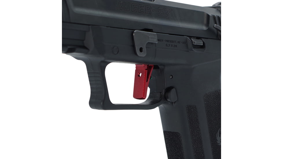 TANDEMKROSS Victory Trigger, Ruger 57, Flat-Faced, Skeletonized, Red, TK34N0409RED1