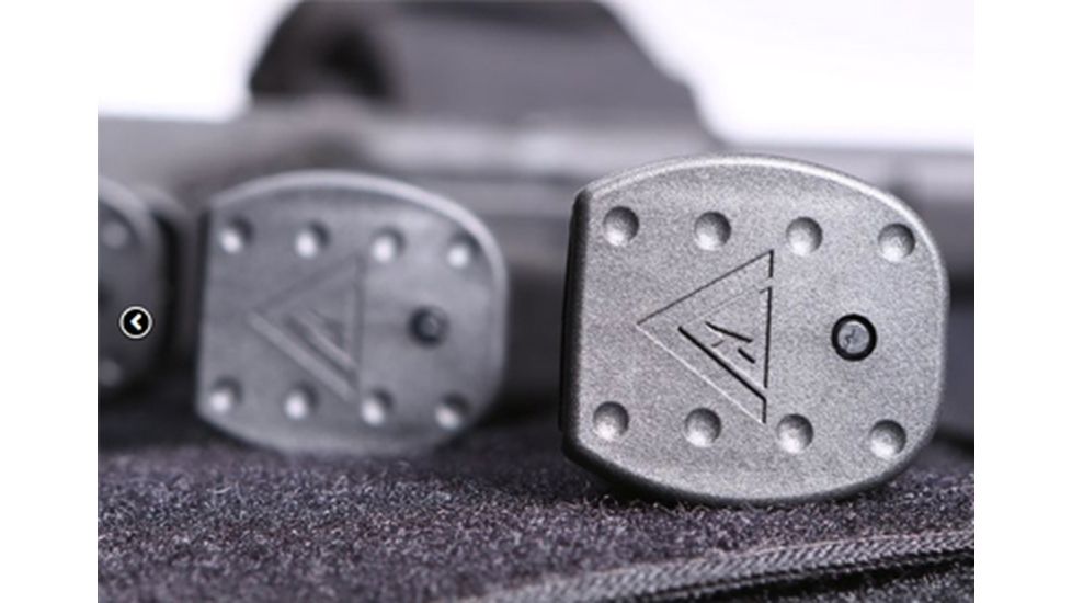 TangoDown Vickers Tactical Floor Plates for Glock Magazine 9mm, .40, .357 SIG, .45GAP, Pack of 5, Gray TDVTMFP-001-GRAY