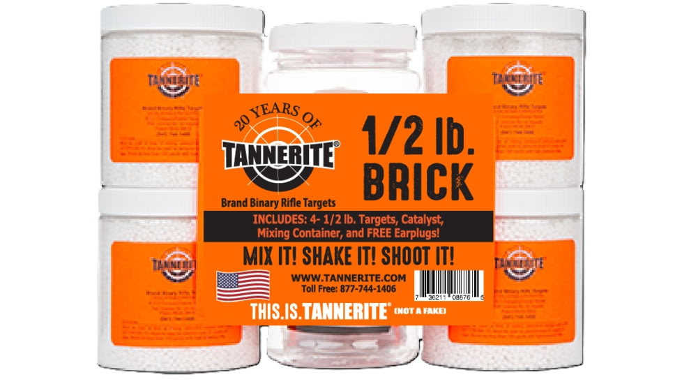 Tannerite 12BR 1/2 Pound Target Impact Enhancement Explosion White Vapor Center