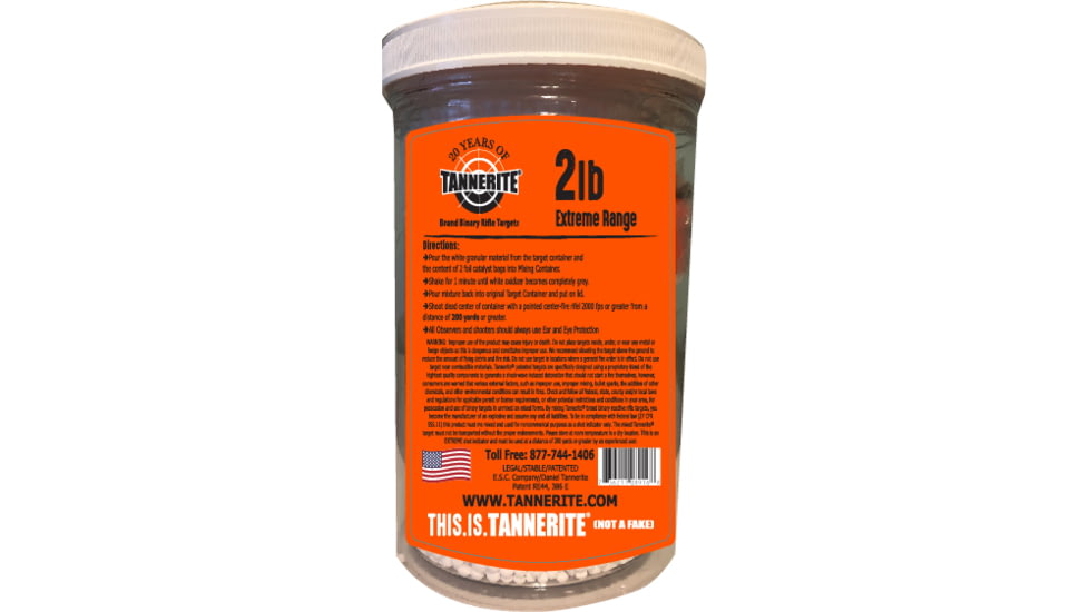 Tannerite 2ET Exploding Target 2 Lb Target 6 Per Case