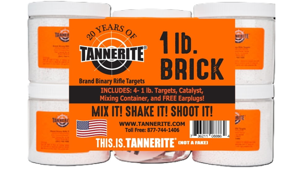 Tannerite Brick 1 lb Rifle Target, 4 Pack