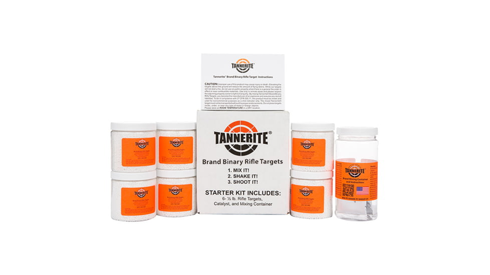 Tannerite STR Starter Kit 1/2lb Exploding Targets 6 Pack 4/Case