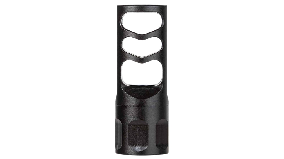 Tapco Self Timing Muzzle Brake Black Nitride Steel 5/8"X24 Threads 30 Cal, TAP22046