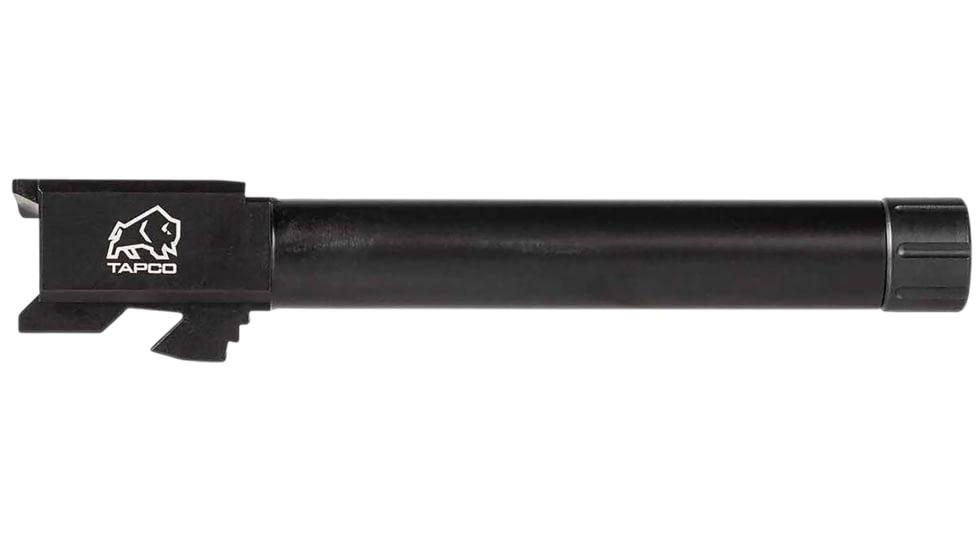 Tapco Threaded Barrel 9Mm Fits Glock 22 Gen3-4 Drop In Black Nitride Stainless Steel, TAP22018