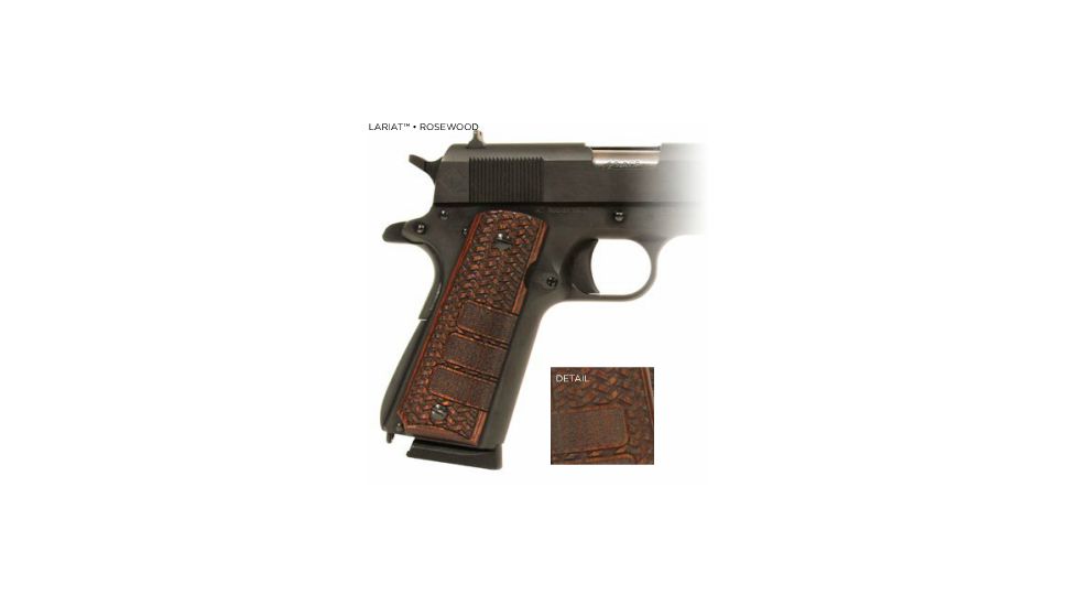 Tapco TimberSmith 1911 Pistol Grip, The Lariat, Rosewood, Ambi TIM84204A ROSEWOOD