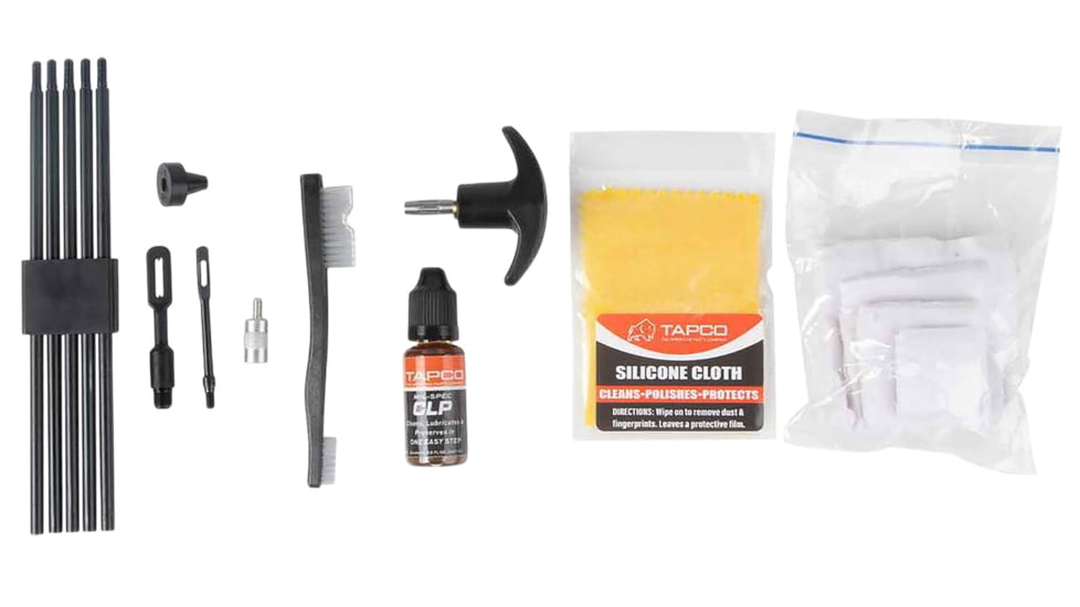 Tapco Universal Cleaning Kit 22 Cal 12 Gauge Black, TAP22082