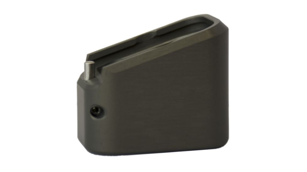 Taran Tactical Innovations Firepower Magazine Extension Base Pad, Glock 17/17L/19X/22/24/34/35/45, +5/6 Round, Titanium Gray, GBP940-05