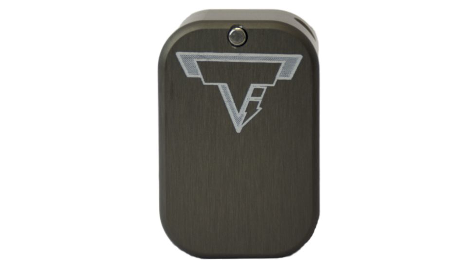 Taran Tactical Innovations Firepower Magazine Extension Base Pad, Glock 17/17L/19X/22/24/34/35/45, +5/6 Round, Titanium Gray, GBP940-05
