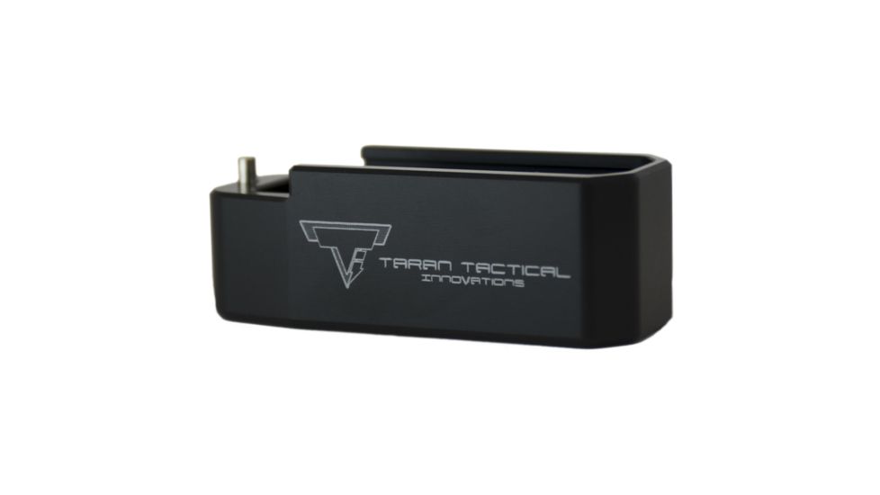 Taran Tactical Innovations Firepower Magazine Extension Base Pad, AR-15 .223 30/40 Magul PMAG, +5/6 Round, Black, PMBP-01