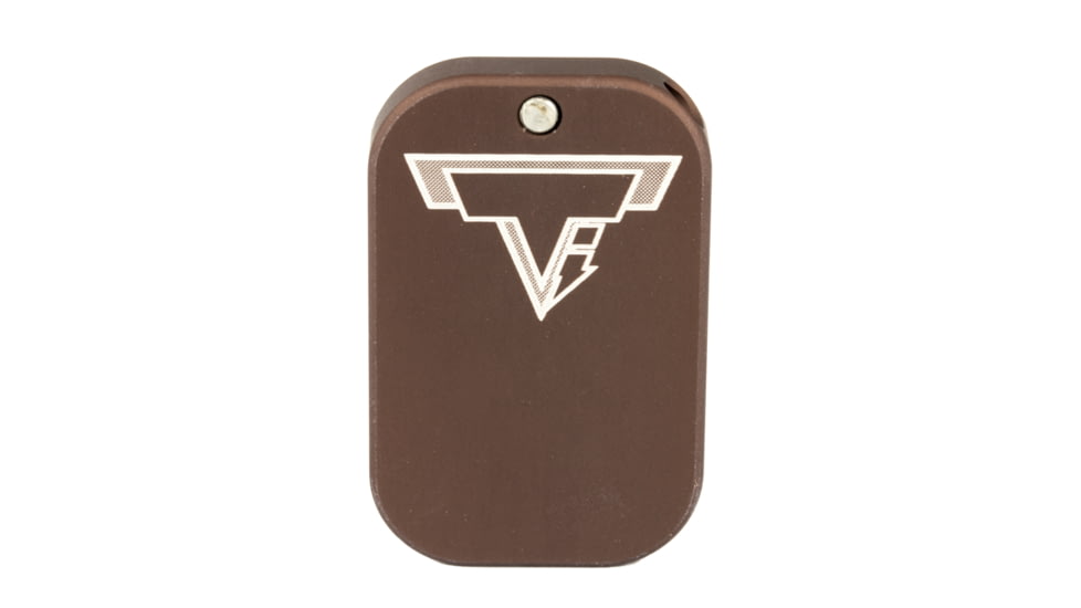 Taran Tactical Innovations Base Pad, Fits Glock +0, 9/40 Double Stack, Coyote Bronze Finish