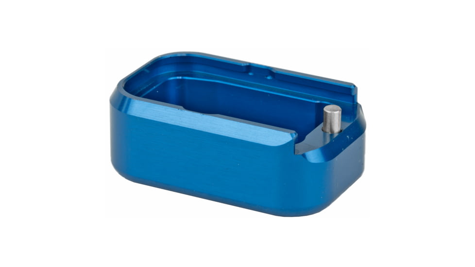 Taran Tactical Innovations Base Pad, For Glock 17/22, +3/+4, Small, Blue Finish