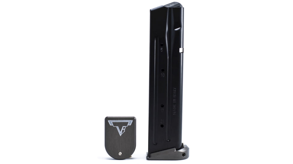 Taran Tactical Innovations Base Pad For Sig Sauer P320 9/40 Magazine, 1 Round, Titanium Gray, 1, P320-005