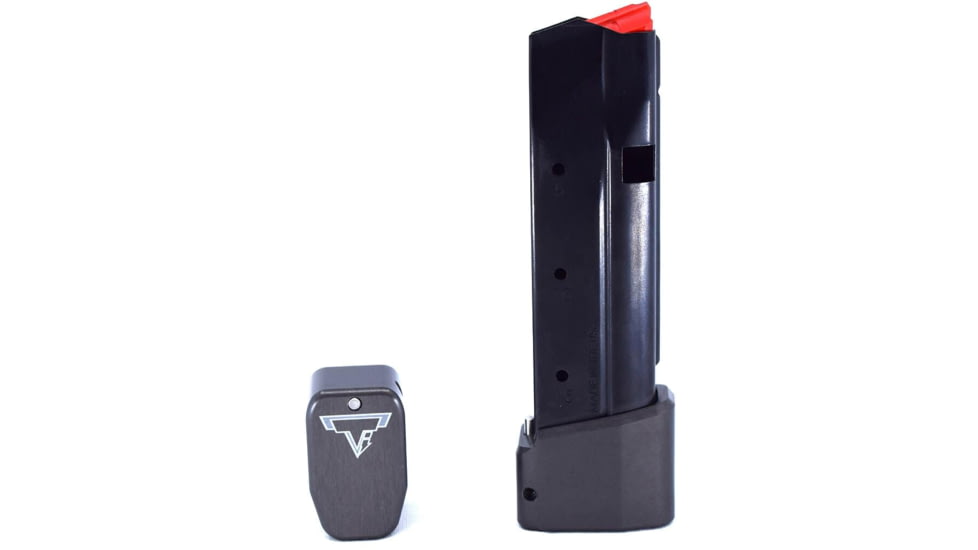 Taran Tactical Innovations Basepad for Shield Arms Glock48/43X, 5 Round, Titanium Gray, 5, GBP948-05
