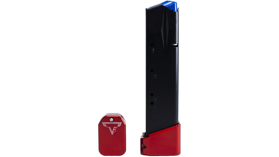 Taran Tactical Innovations Firepower Base Pad for CZ75, 4 Round, Red, 4, CZBP940-03