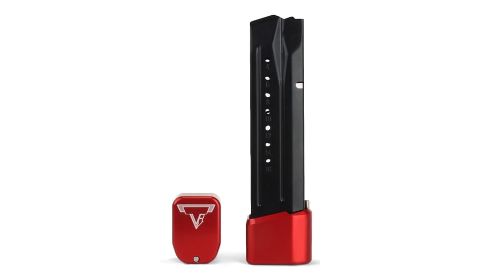 Taran Tactical Innovations Firepower Base Pad for Smith&amp;Wesson, 6 Round, Red, 6, MPB940-03