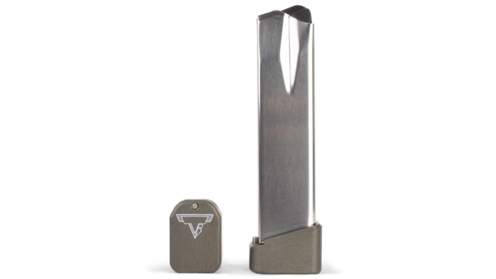 Taran Tactical Innovations Firepower Base Pad Kit for XDM 9/40, 4 Round, Titanium Gray, 4, XDM940-05