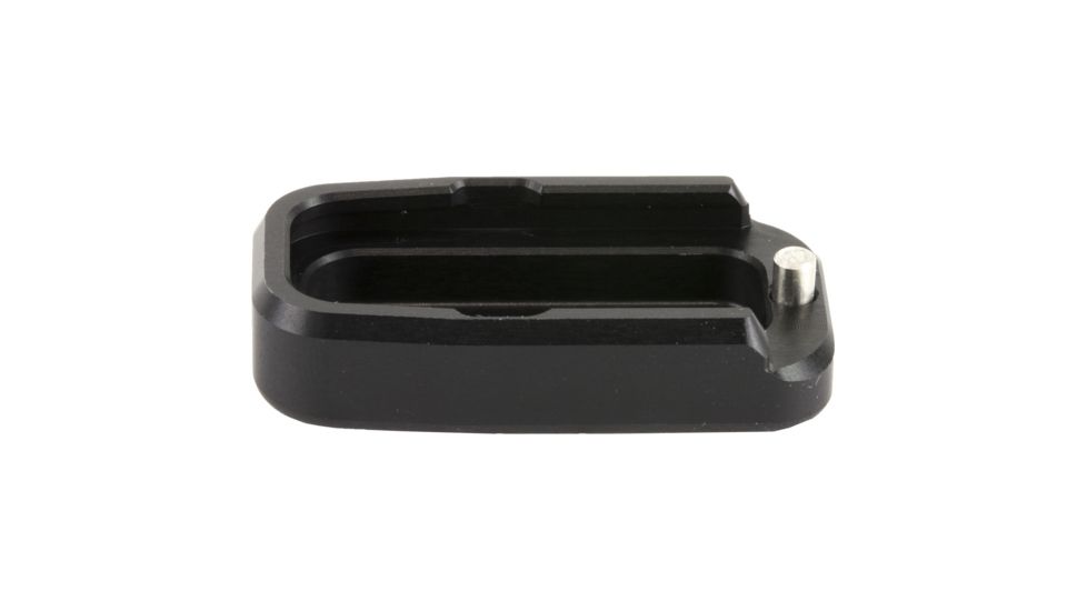 Taran Tactical Innovations Firepower Magazine Extension Base Pad, Glock 43, +1 Round, Black, GBP9-001