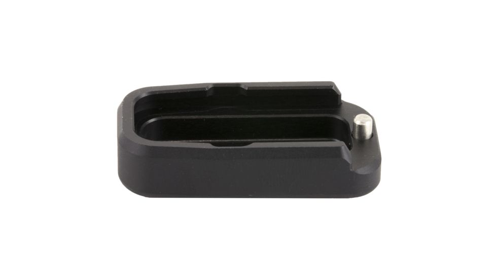 Taran Tactical Innovations Firepower Magazine Extension Base Pad, Glock 43, +1 Round, Flat Black, GBP9-000