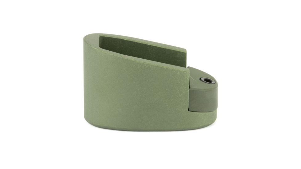 Taran Tactical Innovations Firepower Magazine Extension Base Pad, Smith &amp; Wesson M&amp;P Shield 9/40, +1/2 Round, OD Green, MPSB940-07