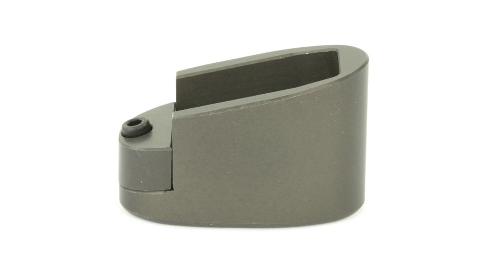 Taran Tactical Innovations Firepower Magazine Extension Base Pad, Smith &amp; Wesson M&amp;P Shield 9/40, +1/2 Round, Titanium Gray, MPSB940-05