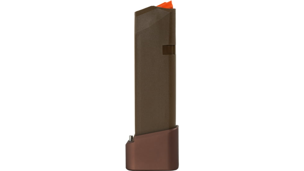 Taran Tactical Innovations OEM Completed Magazine, Glok 19 9mm, 15 Round, FDE/Coyote Bronze, 15, TTI-G19CM-FDE-06
