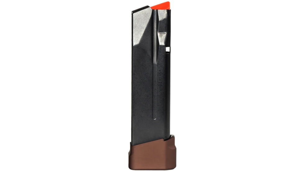 Taran Tactical Innovations SIG X-MACRO Pistol Magazine W/ CB Versatile Basepad, Black/Coyote Bronze, 20, XMACRO-CM-6