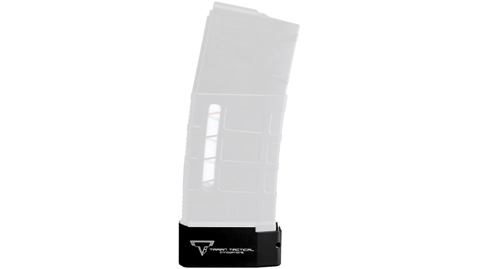 Taran Tactical Innovations Base Pad for AR-10 PMAG 20/25 Magazine, Black, 6, PMBP-001