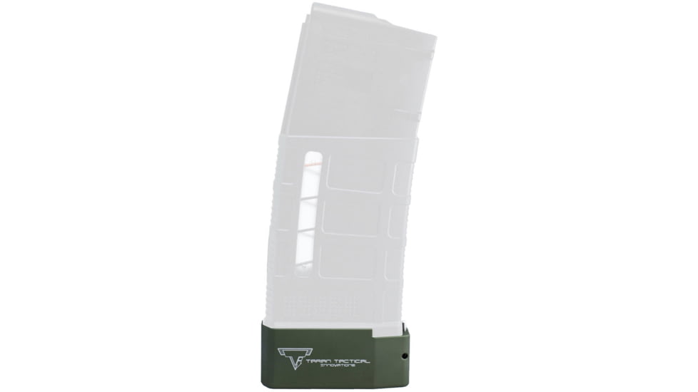 Taran Tactical Innovations Base Pad for AR-10 PMAG 20/25 Magazine, OD Green, 6, PMBP-007