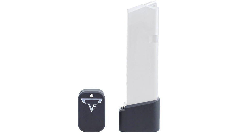 Taran Tactical Innovations Base Pad Kit for Glock 19/23 +4/5, Flat Black, 5, GBP940C-0