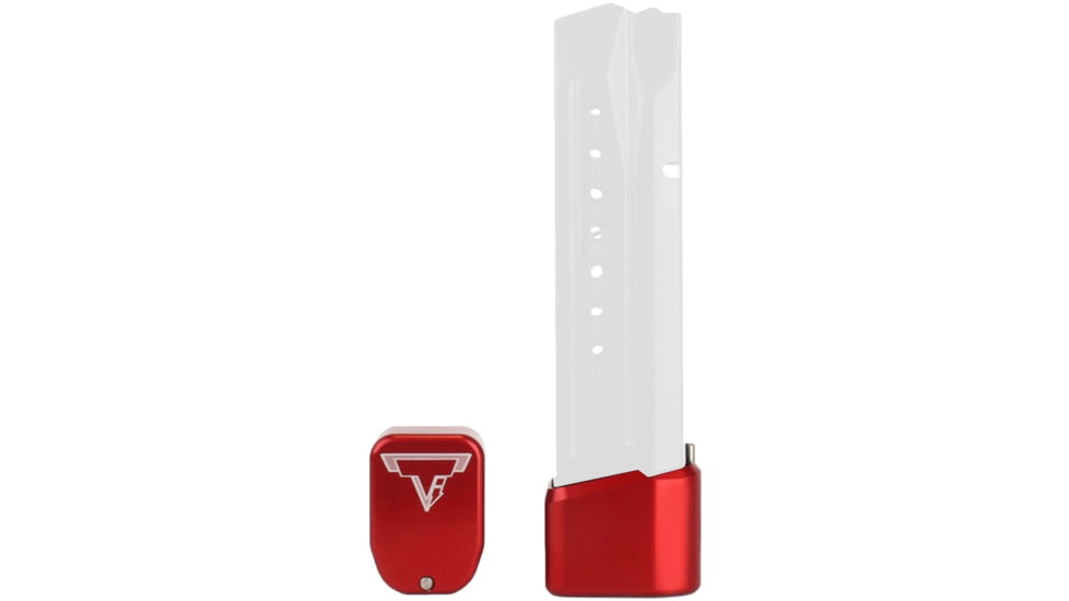 Taran Tactical Innovations Base Pad Kit for M&amp;P 9/40 +5/6, Red, 6, MPB940-03