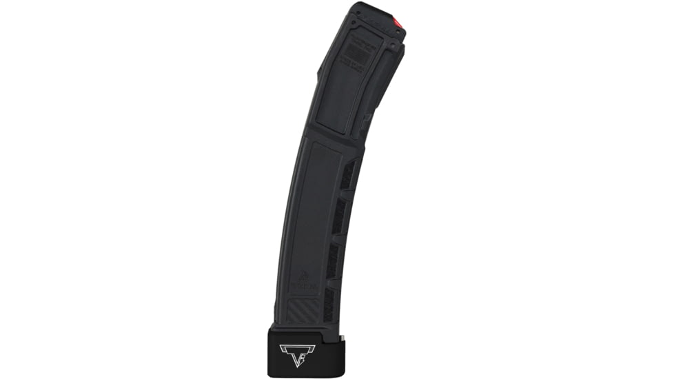 Taran Tactical Innovations MPX THRiL Completed Rifle Magazine, 6 Rounds, Black/Flat Black, 41, MPX-CM6-0