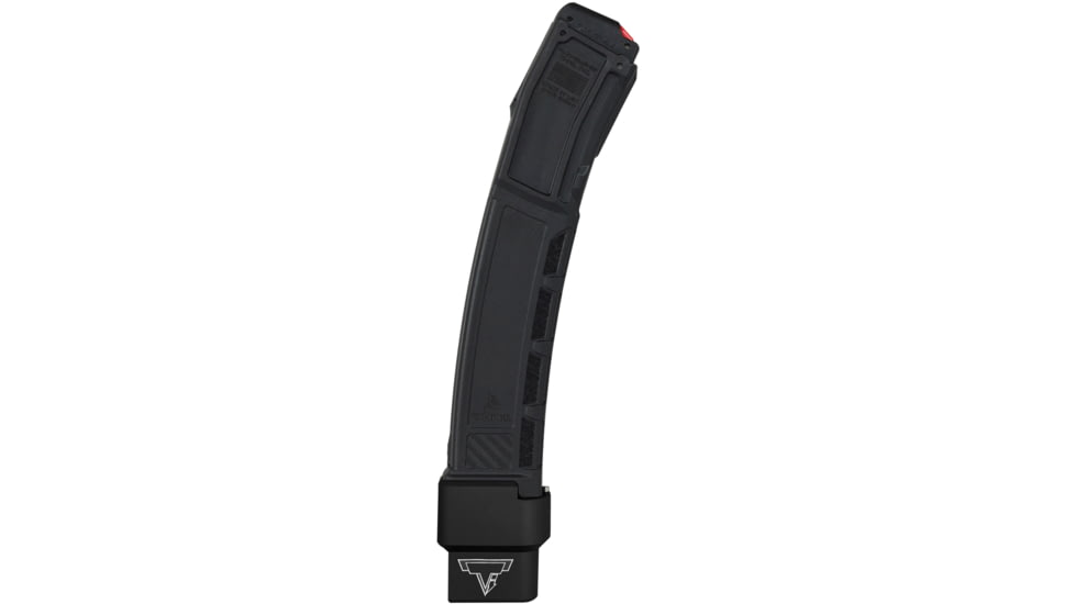 Taran Tactical Innovations MPX THRiL Completed Rifle Magazine, 9 Rounds, Black/Flat Black, 41, MPX-CM9-0