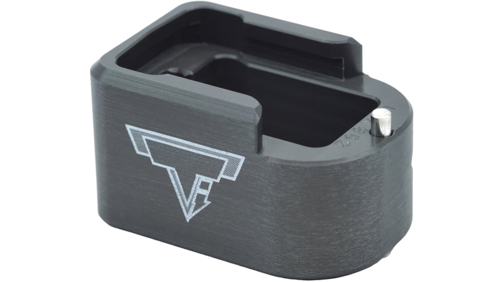Taran Tactical Innovations Ultralight Short Sig MPX 9mm THRiL 6 Rounds MPX Base Pad, Titanium Gray, MPX9SG2-05